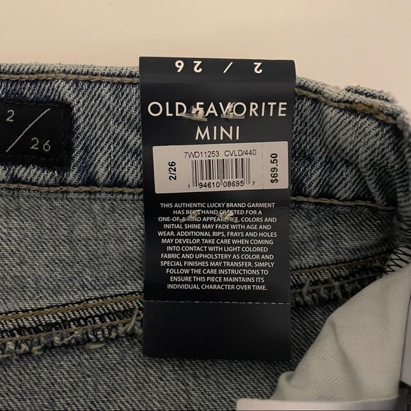 NWT Lucky Brand Denim Skirt - Picture 9 of 10